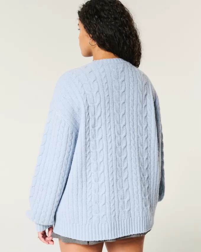 Hollister Comfy Cloud Cable-Knit Crew Sweater,Hollister Comfy Cloud Cable-Knit Crew Sweater Hollister Comfy Cloud Cable-Knit Crew Sweater,Hollister Comfy Cloud Cable-Knit Crew Sweater