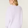 Hollister Comfy Cloud Cable-Knit Crew Sweater,Hollister Comfy Cloud Cable-Knit Crew Sweater Hollister Comfy Cloud Cable-Knit Crew Sweater,Hollister Comfy Cloud Cable-Knit Crew Sweater