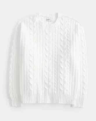 Hollister Comfy Cloud Cable-Knit Crew Sweater,Hollister Comfy Cloud Cable-Knit Crew Sweater Hollister Comfy Cloud Cable-Knit Crew Sweater,Hollister Comfy Cloud Cable-Knit Crew Sweater