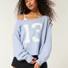 Hollister Comfy Cloud Easy Off-the-Shoulder Number Graphic Sweater,Hollister Comfy Cloud Easy Off-the-Shoulder Number Graphic Sweater Hollister Comfy Cloud Easy Off-the-Shoulder Number Graphic Sweater,Hollister Comfy Cloud Easy Off-the-Shoulder Number Graphic Sweater