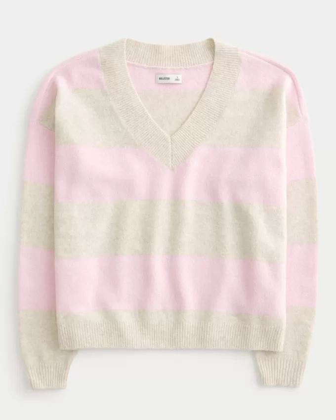 Hollister Comfy Cloud Oversized V-Neck Sweater,Hollister Comfy Cloud Oversized V-Neck Sweater Hollister Comfy Cloud Oversized V-Neck Sweater,Hollister Comfy Cloud Oversized V-Neck Sweater