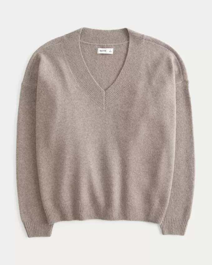 Hollister Comfy Cloud Oversized V-Neck Sweater,Hollister Comfy Cloud Oversized V-Neck Sweater Hollister Comfy Cloud Oversized V-Neck Sweater,Hollister Comfy Cloud Oversized V-Neck Sweater