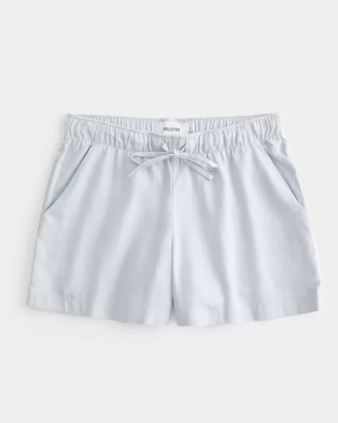 Hollister Ella Adjustable Rise Linen-Blend Pull-On Shorts,Hollister Ella Adjustable Rise Linen-Blend Pull-On Shorts Hollister Ella Adjustable Rise Linen-Blend Pull-On Shorts,Hollister Ella Adjustable Rise Linen-Blend Pull-On Shorts