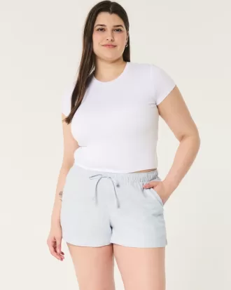 Hollister Ella Adjustable Rise Linen-Blend Pull-On Shorts,Hollister Ella Adjustable Rise Linen-Blend Pull-On Shorts Hollister Ella Adjustable Rise Linen-Blend Pull-On Shorts,Hollister Ella Adjustable Rise Linen-Blend Pull-On Shorts