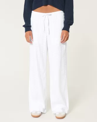 Hollister Ella Eyelet Wide-Leg Pants,Hollister Ella Eyelet Wide-Leg Pants Hollister Ella Eyelet Wide-Leg Pants,Hollister Ella Eyelet Wide-Leg Pants