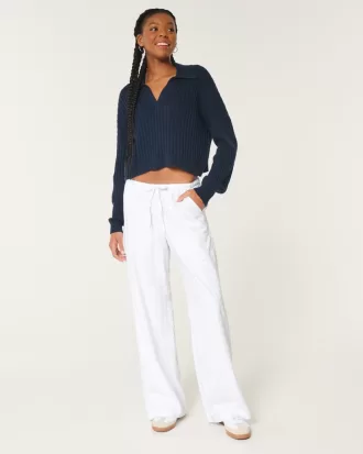 Hollister Ella Eyelet Wide-Leg Pants,Hollister Ella Eyelet Wide-Leg Pants Hollister Ella Eyelet Wide-Leg Pants,Hollister Ella Eyelet Wide-Leg Pants