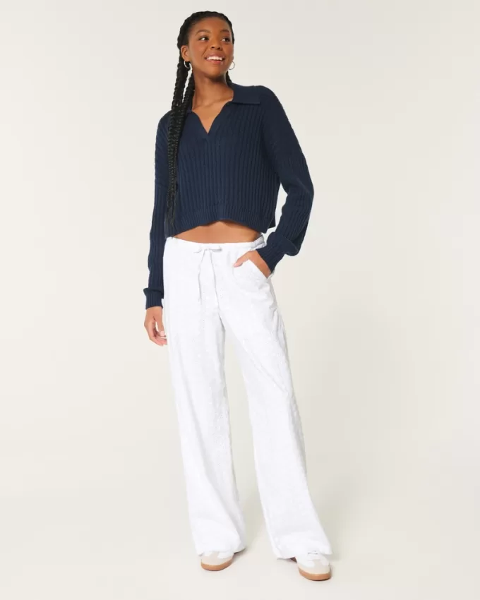 Hollister Ella Eyelet Wide-Leg Pants,Hollister Ella Eyelet Wide-Leg Pants Hollister Ella Eyelet Wide-Leg Pants,Hollister Ella Eyelet Wide-Leg Pants