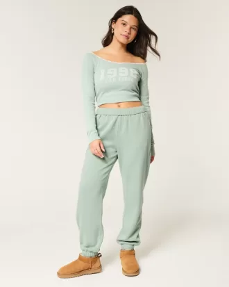Hollister Feel Good Fleece Dad Joggers,Hollister Feel Good Fleece Dad Joggers Hollister Feel Good Fleece Dad Joggers,Hollister Feel Good Fleece Dad Joggers