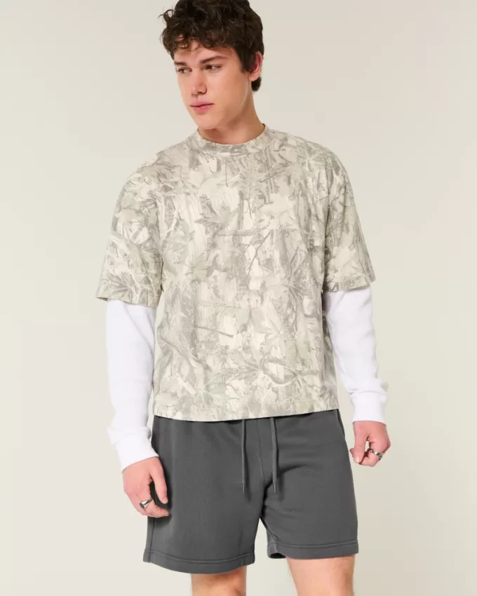 Hollister Feel Good Fleece Mid-Thigh Loose Shorts,Hollister Feel Good Fleece Mid-Thigh Loose Shorts Hollister Feel Good Fleece Mid-Thigh Loose Shorts,Hollister Feel Good Fleece Mid-Thigh Loose Shorts