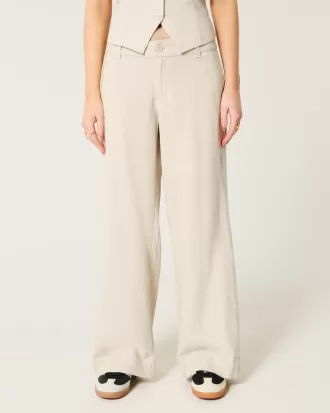Hollister Livvy Low-Rise Wide-Leg Pants,Hollister Livvy Low-Rise Wide-Leg Pants