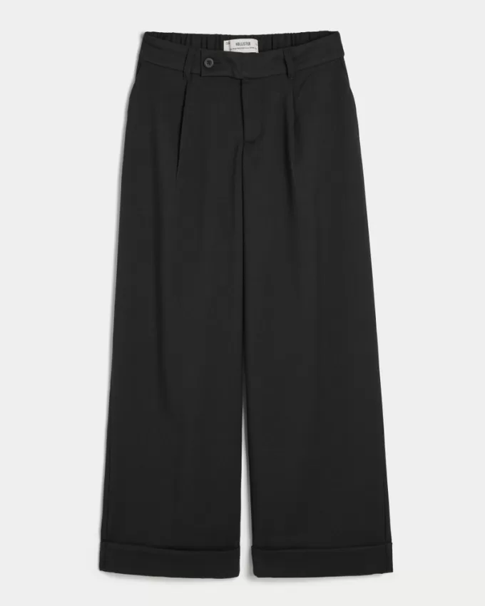 Hollister Livvy Low-Rise Wide-Leg Pants,Hollister Livvy Low-Rise Wide-Leg Pants Hollister Livvy Low-Rise Wide-Leg Pants,Hollister Livvy Low-Rise Wide-Leg Pants
