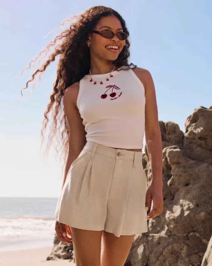 Hollister Livvy Ultra High-Rise Linen-Blend Shorts,Hollister Livvy Ultra High-Rise Linen-Blend Shorts Hollister Livvy Ultra High-Rise Linen-Blend Shorts,Hollister Livvy Ultra High-Rise Linen-Blend Shorts
