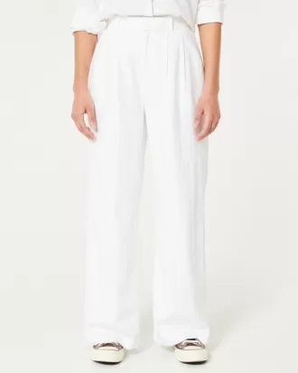 Hollister Livvy Ultra High-Rise Linen-Blend Wide-Leg Pants,Hollister Livvy Ultra High-Rise Linen-Blend Wide-Leg Pants Hollister Livvy Ultra High-Rise Linen-Blend Wide-Leg Pants,Hollister Livvy Ultra High-Rise Linen-Blend Wide-Leg Pants