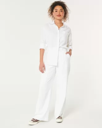 Hollister Livvy Ultra High-Rise Linen-Blend Wide-Leg Pants,Hollister Livvy Ultra High-Rise Linen-Blend Wide-Leg Pants Hollister Livvy Ultra High-Rise Linen-Blend Wide-Leg Pants,Hollister Livvy Ultra High-Rise Linen-Blend Wide-Leg Pants