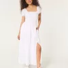 Hollister Saidie Short-Sleeve Tie-Back Midi Dress,Hollister Saidie Short-Sleeve Tie-Back Midi Dress Hollister Saidie Short-Sleeve Tie-Back Midi Dress,Hollister Saidie Short-Sleeve Tie-Back Midi Dress