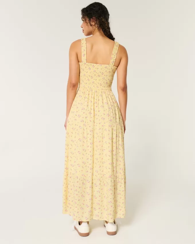 Hollister Sofia Side-Smocked Maxi Dress,Hollister Sofia Side-Smocked Maxi Dress Hollister Sofia Side-Smocked Maxi Dress,Hollister Sofia Side-Smocked Maxi Dress