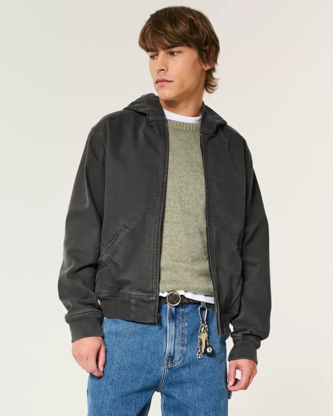 Hooded Zip-Up Jacket,Hooded Zip-Up Jacket Hooded Zip-Up Jacket,Hooded Zip-Up Jacket