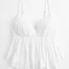 Lace Bust Babydoll Top,Lace Bust Babydoll Top Lace Bust Babydoll Top,Lace Bust Babydoll Top