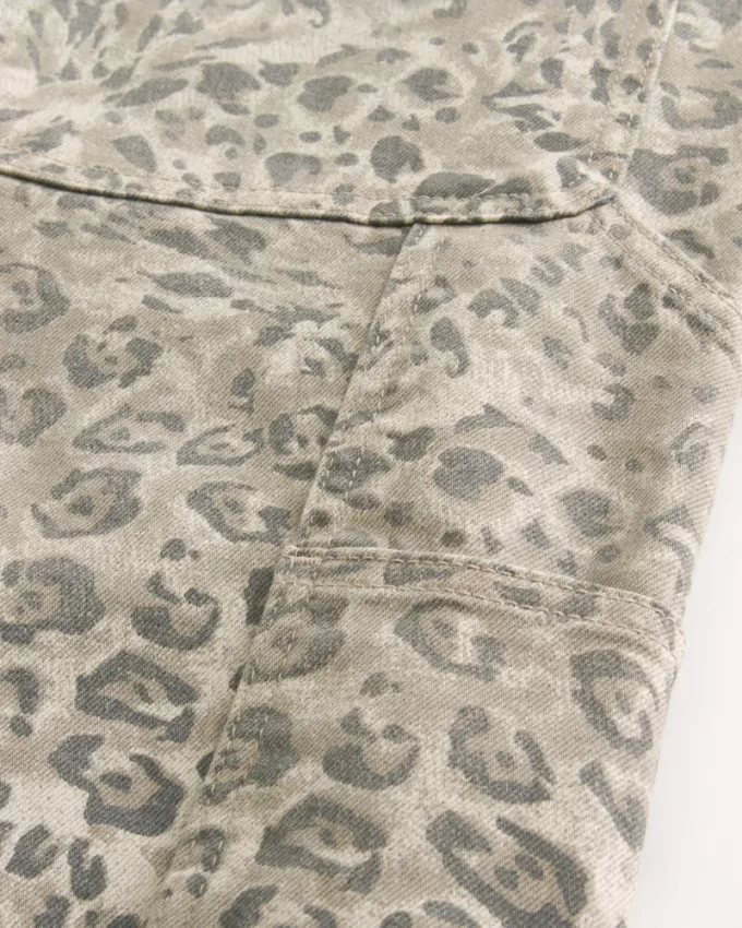 Leopard Print Baggy Painter Jeans,Leopard Print Baggy Painter Jeans Leopard Print Baggy Painter Jeans,Leopard Print Baggy Painter Jeans