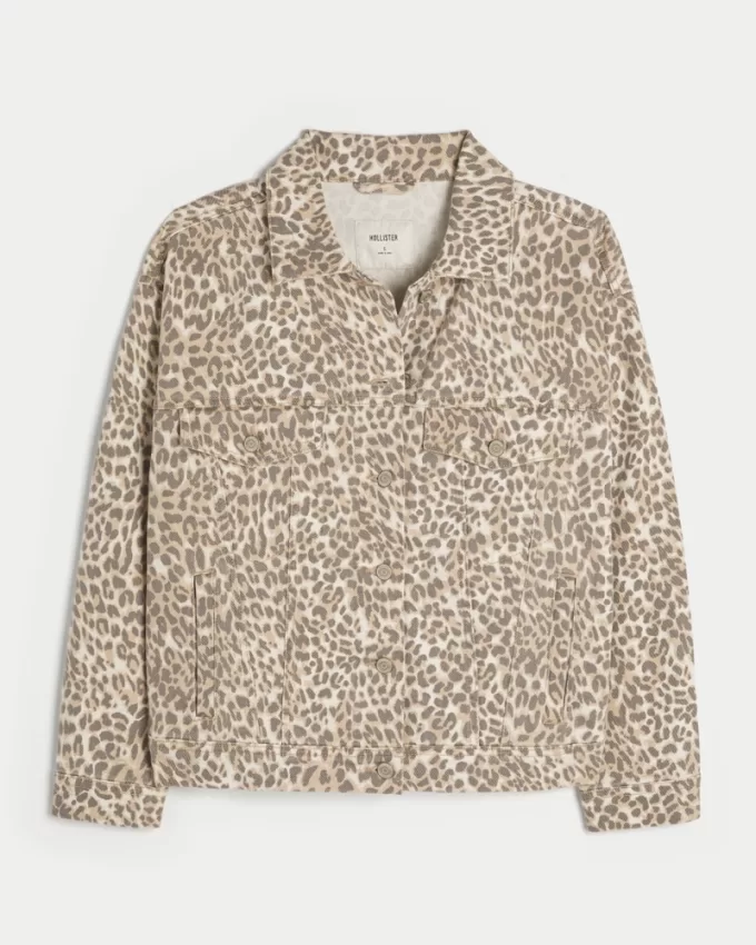 Leopard Print Denim Jacket,Leopard Print Denim Jacket Leopard Print Denim Jacket,Leopard Print Denim Jacket