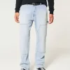 Light Wash Loose Carpenter Jeans,Light Wash Loose Carpenter Jeans Light Wash Loose Carpenter Jeans,Light Wash Loose Carpenter Jeans