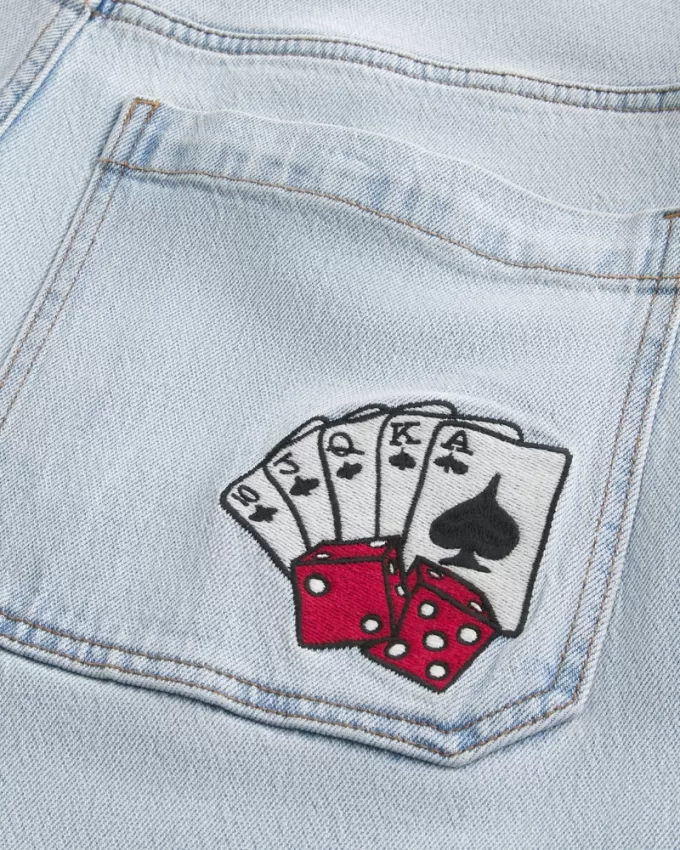 Light Wash Playing Cards Graphic Super Baggy Jeans,Light Wash Playing Cards Graphic Super Baggy Jeans Light Wash Playing Cards Graphic Super Baggy Jeans,Light Wash Playing Cards Graphic Super Baggy Jeans