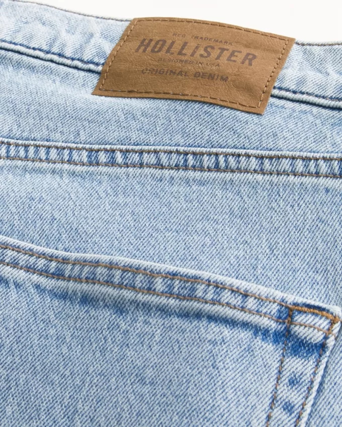 Light Wash Slim Straight Jeans,Light Wash Slim Straight Jeans