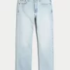 Light Wash Straight Jeans,Light Wash Straight Jeans