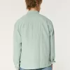 Linen-Blend Button-Through Shirt,Linen-Blend Button-Through Shirt Linen-Blend Button-Through Shirt,Linen-Blend Button-Through Shirt