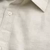Linen-Blend Button-Through Shirt,Linen-Blend Button-Through Shirt Linen-Blend Button-Through Shirt,Linen-Blend Button-Through Shirt