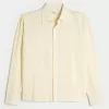 Linen-Blend Button-Through Shirt,Linen-Blend Button-Through Shirt Linen-Blend Button-Through Shirt,Linen-Blend Button-Through Shirt
