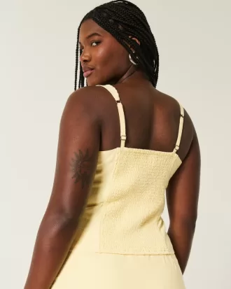 Linen Blend Button-Through Top,Linen Blend Button-Through Top