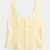 Linen Blend Button-Through Top,Linen Blend Button-Through Top Linen Blend Button-Through Top,Linen Blend Button-Through Top