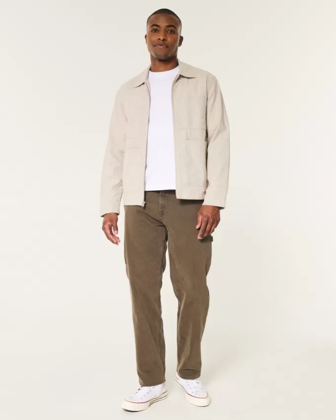 Linen Blend Chore Jacket,Linen Blend Chore Jacket Linen Blend Chore Jacket,Linen Blend Chore Jacket
