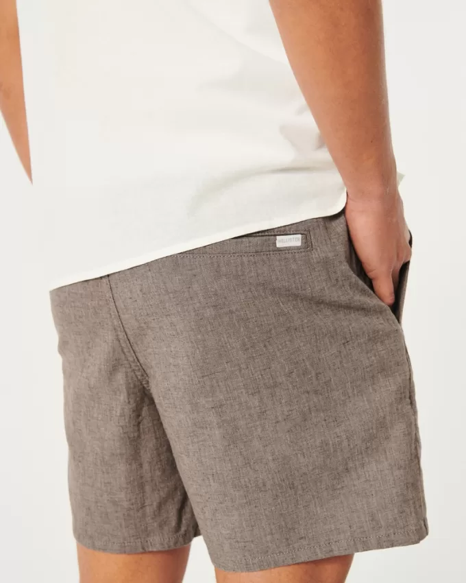 Linen-Blend Jogger Shorts 7″,Linen-Blend Jogger Shorts 7″ Linen-Blend Jogger Shorts 7″,Linen-Blend Jogger Shorts 7″