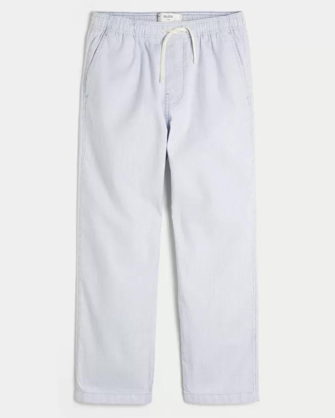Linen-Blend Loose Pull-On Pants,Linen-Blend Loose Pull-On Pants Linen-Blend Loose Pull-On Pants,Linen-Blend Loose Pull-On Pants