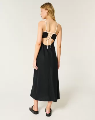 Linen-Blend Maxi Dress,Linen-Blend Maxi Dress Linen-Blend Maxi Dress,Linen-Blend Maxi Dress