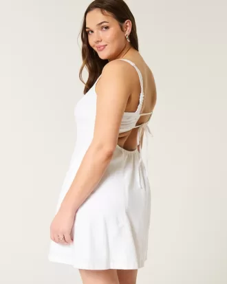 Linen-Blend Structured Mini Dress,Linen-Blend Structured Mini Dress Linen-Blend Structured Mini Dress,Linen-Blend Structured Mini Dress