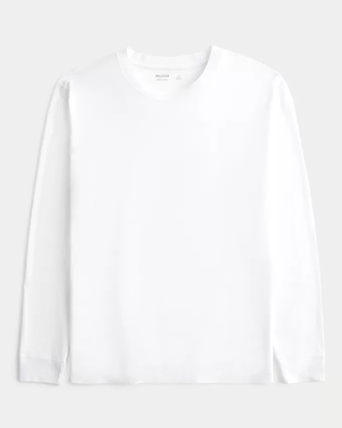 Long-Sleeve Cotton Crew T-Shirt,Long-Sleeve Cotton Crew T-Shirt Long-Sleeve Cotton Crew T-Shirt,Long-Sleeve Cotton Crew T-Shirt