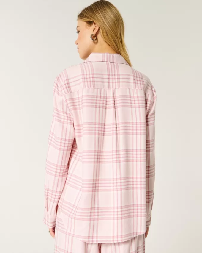 Long-Sleeve Flannel Pajama Top,Long-Sleeve Flannel Pajama Top Long-Sleeve Flannel Pajama Top,Long-Sleeve Flannel Pajama Top