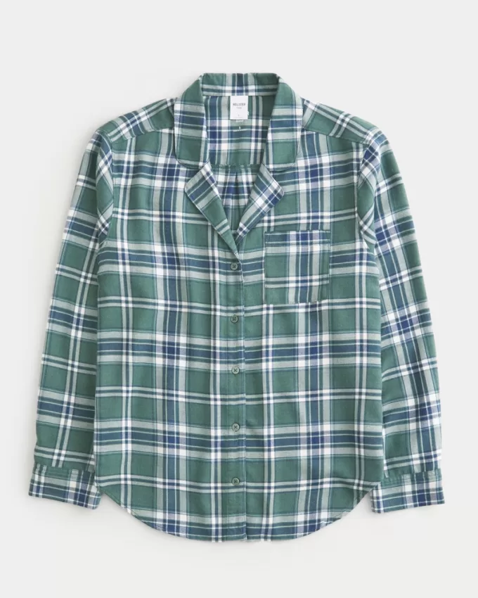 Long-Sleeve Flannel Pajama Top,Long-Sleeve Flannel Pajama Top Long-Sleeve Flannel Pajama Top,Long-Sleeve Flannel Pajama Top