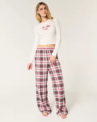 Long-Sleeve Graphic Tee & Flannel Pajama Pants Set,Long-Sleeve Graphic Tee & Flannel Pajama Pants Set Long-Sleeve Graphic Tee & Flannel Pajama Pants Set,Long-Sleeve Graphic Tee & Flannel Pajama Pants Set