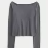 Long-Sleeve Off-the-Shoulder Top,Long-Sleeve Off-the-Shoulder Top Long-Sleeve Off-the-Shoulder Top,Long-Sleeve Off-the-Shoulder Top