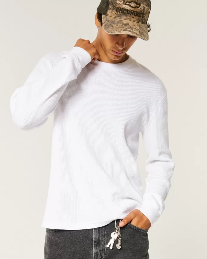 Long-Sleeve Thermal Crew T-Shirt,Long-Sleeve Thermal Crew T-Shirt Long-Sleeve Thermal Crew T-Shirt,Long-Sleeve Thermal Crew T-Shirt