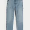 Loose Medium Wash Carpenter Jeans,Loose Medium Wash Carpenter Jeans Loose Medium Wash Carpenter Jeans,Loose Medium Wash Carpenter Jeans