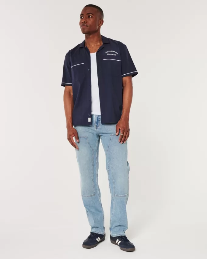 Loose Medium Wash Carpenter Jeans,Loose Medium Wash Carpenter Jeans Loose Medium Wash Carpenter Jeans,Loose Medium Wash Carpenter Jeans