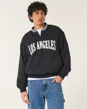 Los Angeles Graphic Popover Jacket,Los Angeles Graphic Popover Jacket