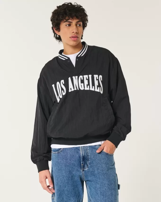 Los Angeles Graphic Popover Jacket,Los Angeles Graphic Popover Jacket Los Angeles Graphic Popover Jacket,Los Angeles Graphic Popover Jacket