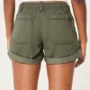 Low-Rise Adjustable Hem Shorts,Low-Rise Adjustable Hem Shorts Low-Rise Adjustable Hem Shorts,Low-Rise Adjustable Hem Shorts