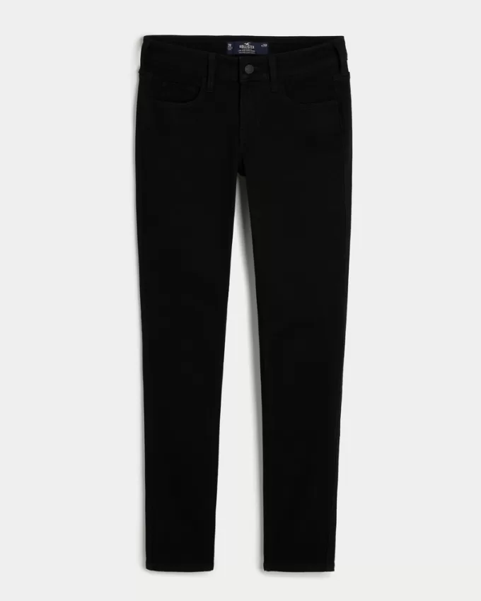 Low-Rise Black Super Skinny Jeans,Low-Rise Black Super Skinny Jeans